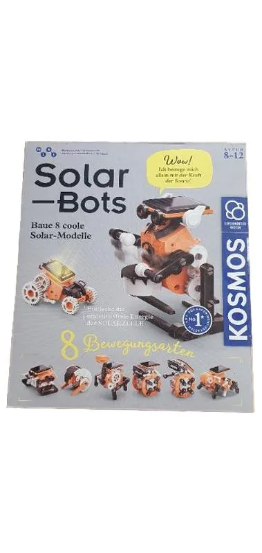 KOSMOS Experimentierkasten Solar-Bots Elektronik Baukasten Kinder