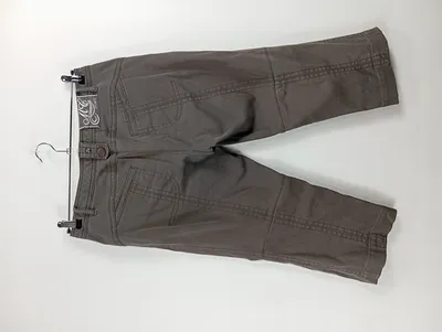 Marc Cain Sports Damen Cargohose Caprihose Braun Gr. 44 W35 Baumwolle