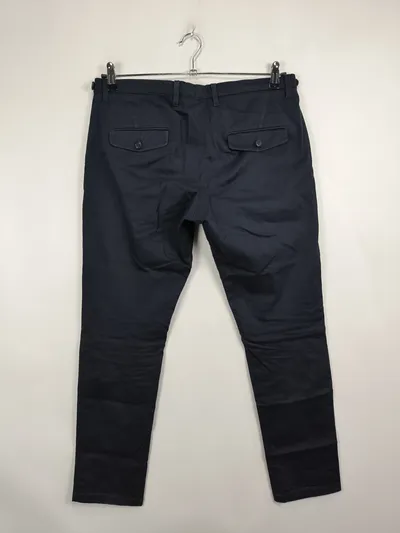DRYKORN Stoffhose Damen Dunkelblau Gr. 44 Chino Baumwolle Casual