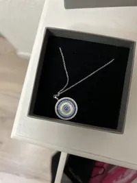 Engelsrufer Halskette mit Anhänger Nazar Auge Silber Damen 48 cm 3