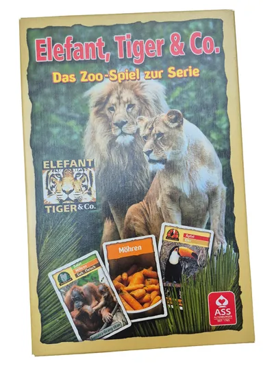 ASS Altenburger Elefant, Tiger & Co. Das Zoo-Spiel zur Serie Kartenspiel