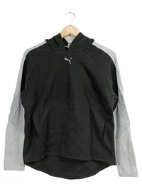 PUMA Damen Kapuzenpullover Hoodie Dry Cell Schwarz Grau Gr. XS Sportlich 1