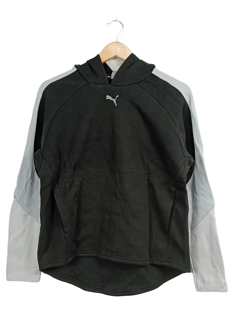 PUMA Damen Kapuzenpullover Hoodie Dry Cell Schwarz Grau Gr. XS Sportlich 1