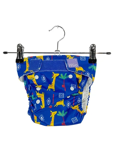 Bambino Mio Stoffwindel Giraffenmuster Blau Gr. 80
