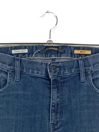 ALBERTO Herren Jeans Slim Fit Hose Blau Casual Größe 33x34 2