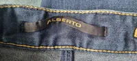 ALBERTO Herren Jeans Slim Fit Hose Blau Casual Größe 33x34 4