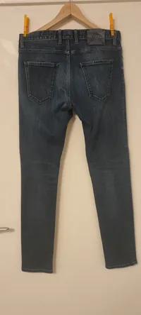ALBERTO Herren Jeans Slim Fit Hose Blau Casual Größe 33x34 9