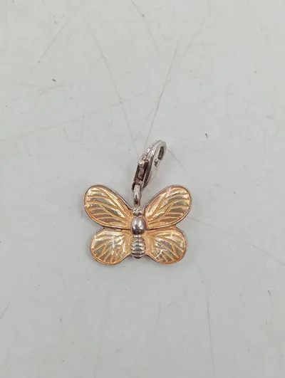 Thomas Sabo Charm Anhänger Schmetterling Silber Gold Mehrfarbig Damen