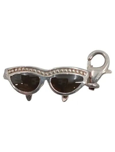 Thomas Sabo Charm Anhänger Damen Silber Sonnenbrille Retro