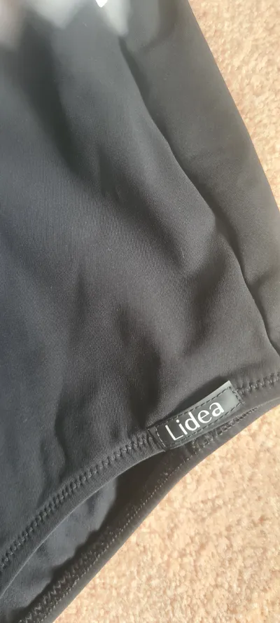 Lidea Badeanzug Damen Gr. 38 Schwarz Sportlich Einteiler