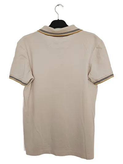 BOSS Herren Poloshirt Beige Gr. 48/M Casual Kurzarm
