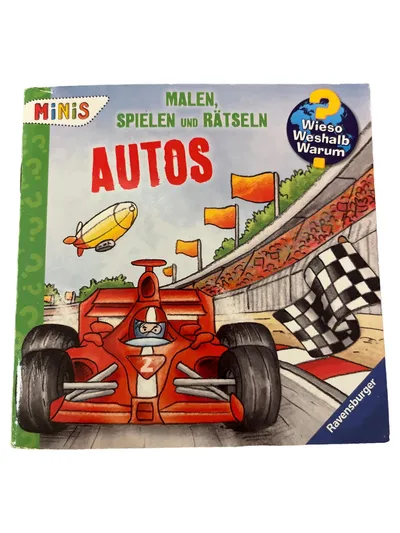 Ravensburger Wieso Weshalb Warum Autos Malen Spielen Rätseln Activity Buch