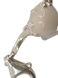 Thomas Sabo Charm Anhänger BH Sterlingsilber Emaille Beige Feminin 3
