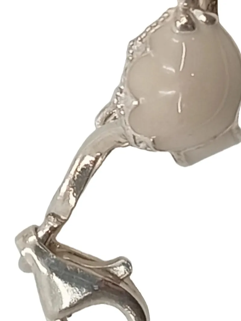 Thomas Sabo Charm Anhänger BH Sterlingsilber Emaille Beige Feminin 3