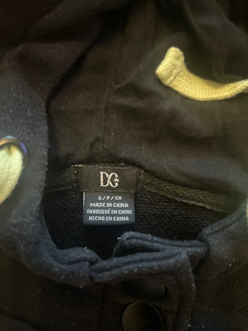 DC Shoes Damen Sweatjacke College Jacke Kapuze Schwarz Grau Gr. 36 S Sportlich 4