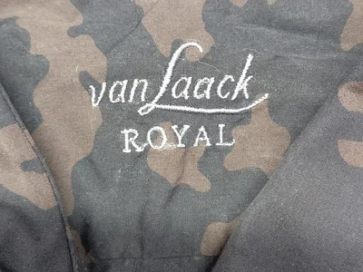 Van Laack Freizeithemd Herren Camouflage Langarm Schwarz Gr. 42 XL