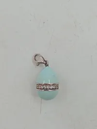 Thomas Sabo Kettenanhänger Ei Türkis Silber 925 Zirkonia Damen Elegant 2