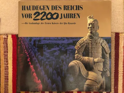 Terrakotta Armee Qin Kaiser Grabanlage China Antiquarisches Buch Hardcover