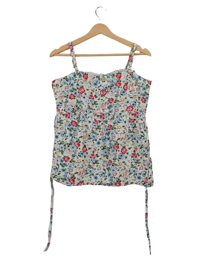 Papaya Damen Top Gr. 42/XL Mehrfarbig Blumenmuster Feminin
