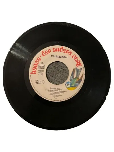 Frank Zander Vinyl Single Hansa Der andere Song Huschi Buschi Eieruhr 7 Zoll
