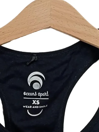 OCEANSAPART Sport BH Damen XS Schwarz Racerback Fitness Yoga