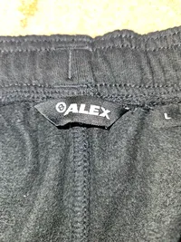 ALEX Herren Jogginghose Gr. 40 Schwarz Sportlich Baumwolle 3