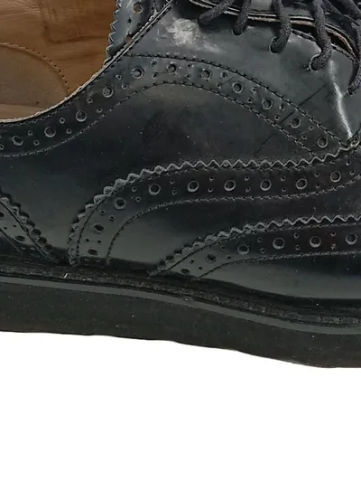 LLOYD Budapester Schnürschuhe Herren Klassisch Lochmuster Schwarz Leder 36