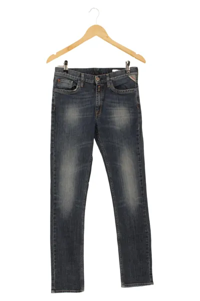 REPLAY Damen Jeans Slim Fit Blau W28/36/S Stretch Denim Hose Casual