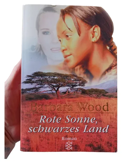 Barbara Wood Rote Sonne, schwarzes Land Roman Afrika Fischer Taschenbuch