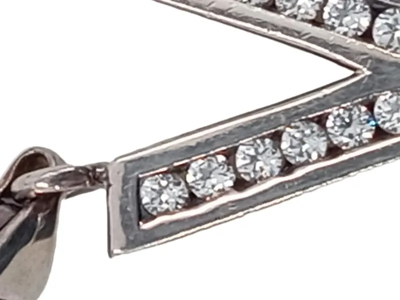 Thomas Sabo Kettenanhänger Buchstabe V Silber Zirkonia Damen Elegant 2