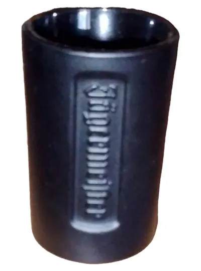 Jägermeister Schnapsglas Shotglas Glas 7cm Schwarz Logo Klassisch