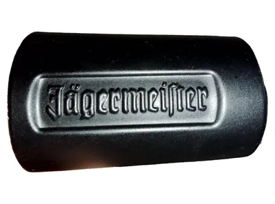 Jägermeister Schnapsglas Shotglas Glas 7cm Schwarz Logo Klassisch