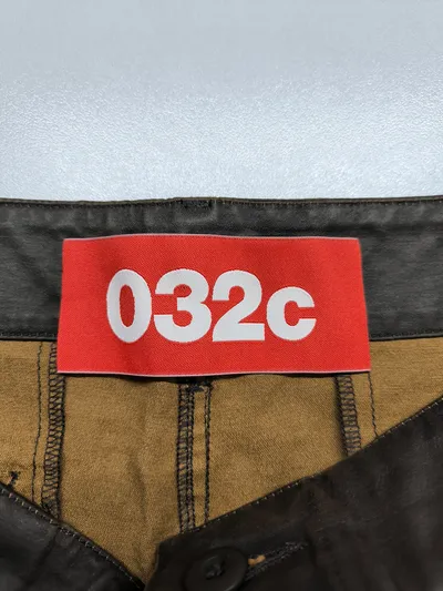 032c Cargo Shorts Olivgrün Logo Herren Gr. 50 W33 L Streetwear