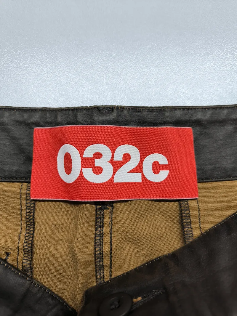 032c Cargo Shorts Olivgrün Logo Herren Gr. 50 W33 L Streetwear 2