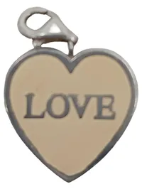 Thomas Sabo Damen Kettenanhänger Herz LOVE Silber Romantisch Charm 1