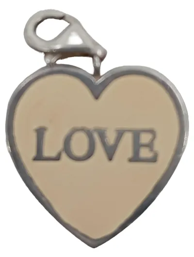 Thomas Sabo Damen Kettenanhänger Herz LOVE Silber Romantisch Charm