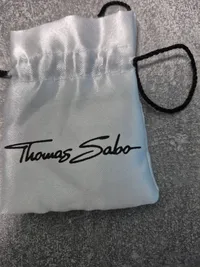 Thomas Sabo Kettenanhänger Zwillinge Damen Schwarz Metall Halbedelstein 3