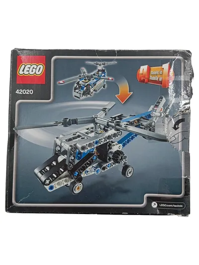 LEGO Technic 42020 Hubschrauber Helicopter 2 in 1 Bauset Komplett