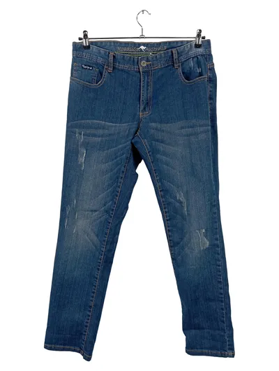 Roadsign Australia Destroyed Jeans Damen Gr. 44 Blau Stretch Casual