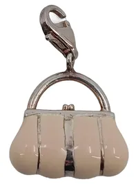 Thomas Sabo Damen Charm Anhänger Handtasche Silber Beige Elegant 1