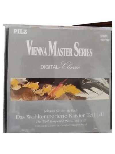 Bach Wohltemperiertes Klavier 1/II Jaccottet CD Wiener Meister Serie
