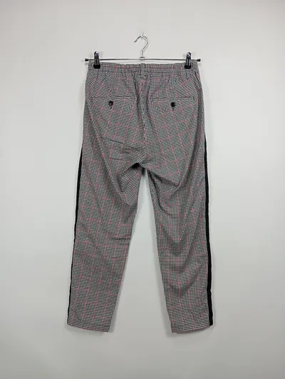 DRYKORN Stoffhose Damen Kariert Mehrfarbig Gr. 40 W31 L25 Falten Casual
