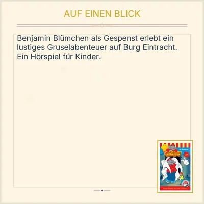 Benjamin Blümchen als Gespenst Folge 83 Hörspiel Kassette MC Kinder