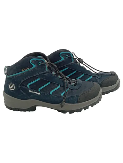 SCARPA Wanderschuhe Kinder Größe 38 Blau Outdoor Gore-Tex