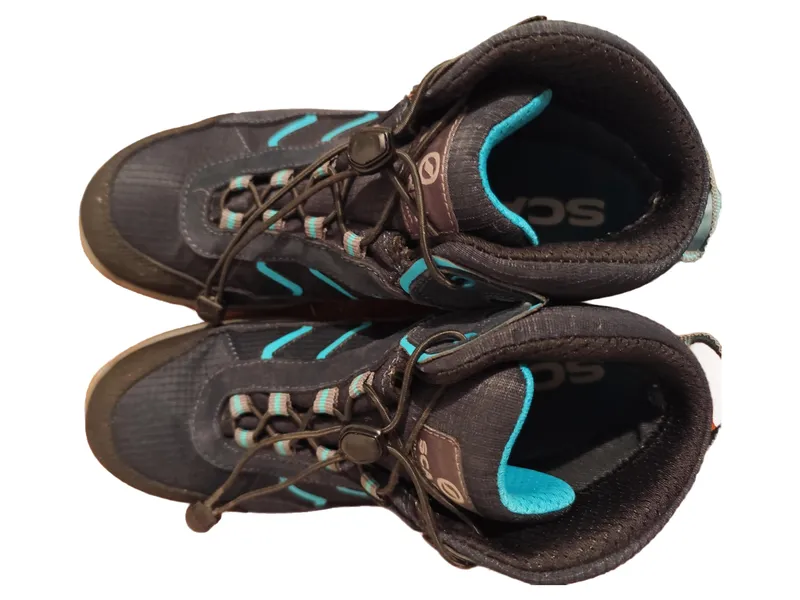 SCARPA Wanderschuhe Kinder Größe 38 Blau Outdoor Gore-Tex 2