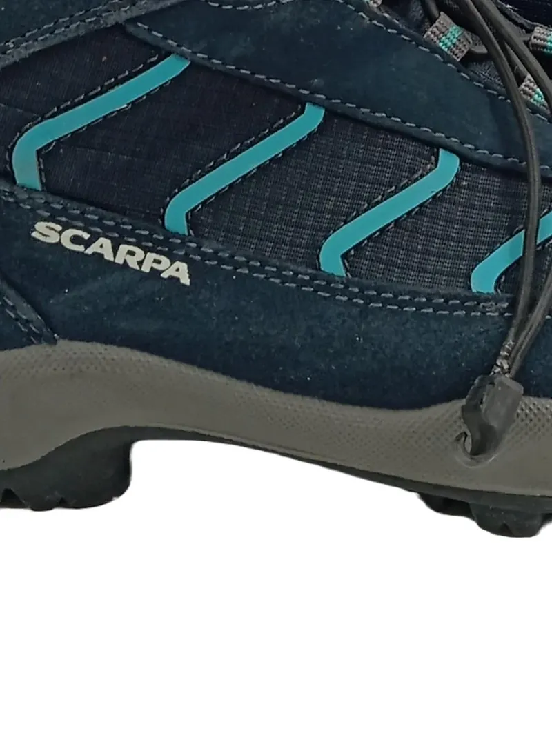 SCARPA Wanderschuhe Kinder Größe 38 Blau Outdoor Gore-Tex 3