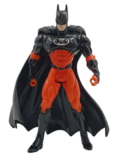 Kenner Batman Actionfigur Schwarz Rot 13 cm DC Comics Vintage Spielzeug