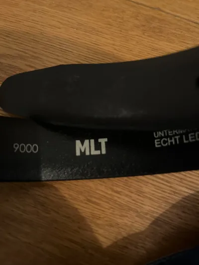 MLT Belts & Accessoires Herren Ledergürtel Schwarz Gr. 75 Echt Leder