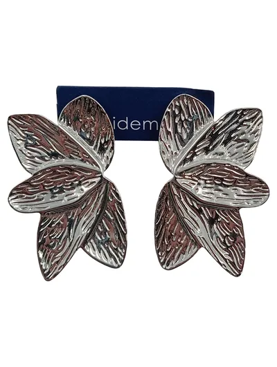 Heideman Ohrringe Damen Blumen Design Ohrstecker Silber Elegant 5 cm