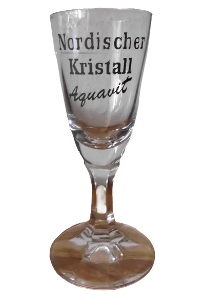 2x Schnapsglas Set Nordischer Kristall Aquavit & Moskovskaya Wodka Glas